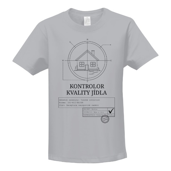 Tričko s potiskem Kontrolor kvality jídla